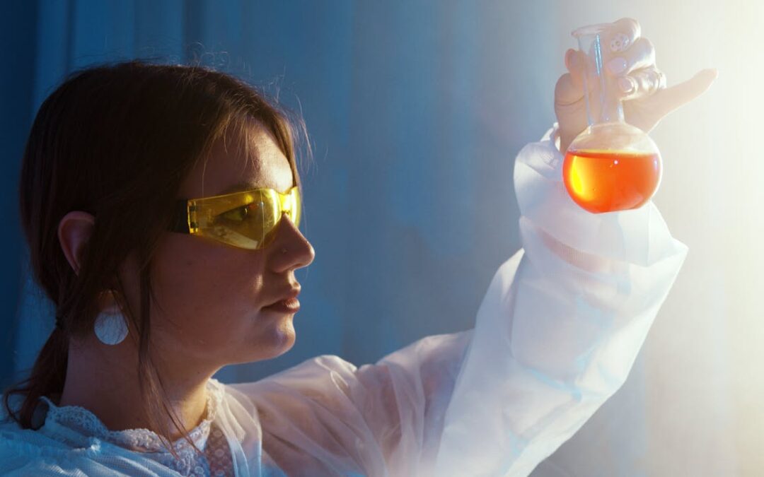 algas en el hormigón