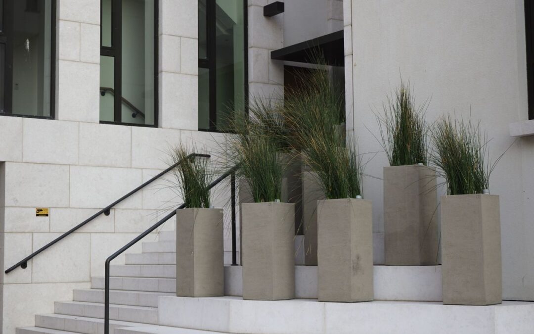 Jardineras para hoteles
